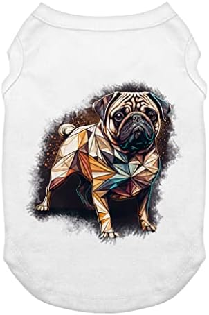 טנק כלב הדפסת פאג - חולצת טריק