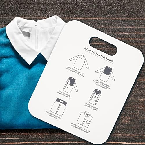תיקיית 2 יחידות חולצה מתקפל לוח פלסטיק כביסה תיקיות בגד אחסון עוזר מתקפל אספקת עבור חולצה חליפת שמלה