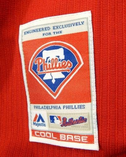 2014-15 פילדלפיה פיליס הררה 2 משחק נעשה שימוש באדום ג'רזי ST BP 46 026 - משחק משומש גופיות MLB