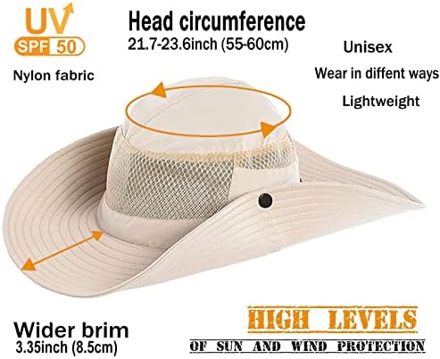 כובע שמש לגברים/נשים, כובע דלי בירם רחב הגנה על UV כובע בוני לדיג חוף גן טיולים