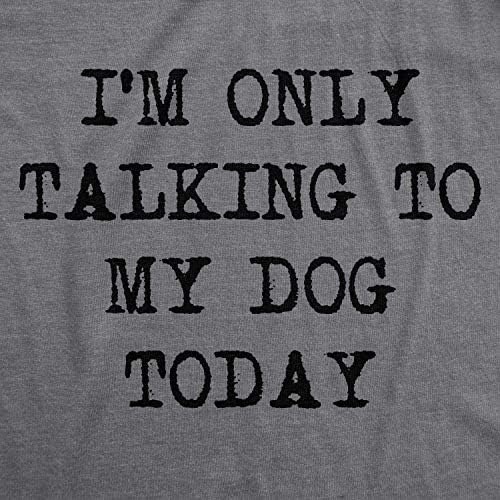 גברים אני מדבר רק עם הכלב שלי היום חולצות מצחיקות חובבי כלבים חידוש חולצה מגניבה