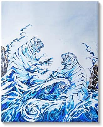 תעשיות סטופל דו קרב נמרים אוקיינוס ​​גלי קיר קיר קיר, עיצוב מאת מארק אלנטה