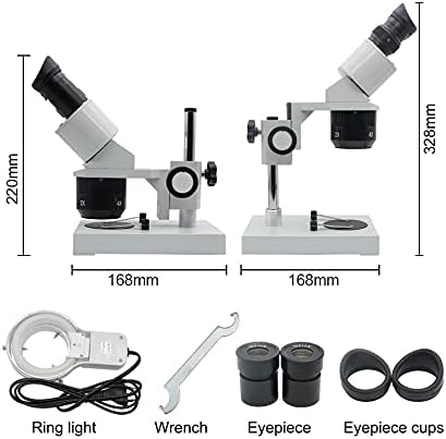 מיס זי 10-20-30-40 מיקרוסקופ סטריאו משקפת מיקרוסקופ תעשייתי מואר עם עינית לבדיקת מעגלים מודפסים לתיקון שעונים