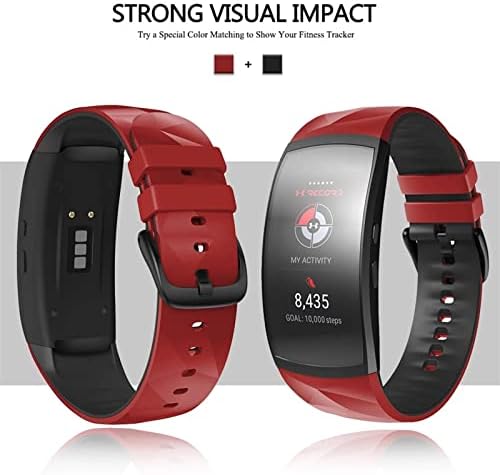 רצועות שעון חכמות של AHGDDDA עבור Samsung Gear Fit 2 Pro Strap Silicone Fitness Watch Band Gear