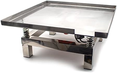 Letkingok 350x350 ממ בטון רטט שולחן רטט רטט ספסל בדיקת פלטפורמת רטט רטט נירוסטה מיני שולחן רטט