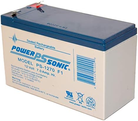 PowerSonic 12V 7AH SLA סוללה מחליפה GP1272 NP7-12 BP7-12 PS-1270 UB1280 CY0112