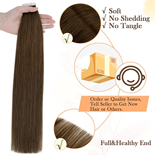 לקנות יחד לחסוך יותר תם קלנוער שתי חבילה קלטת בתוספות שיער אמיתי שיער טבעי צהבהב + 4 בינוני חום 20 + 22 אינץ