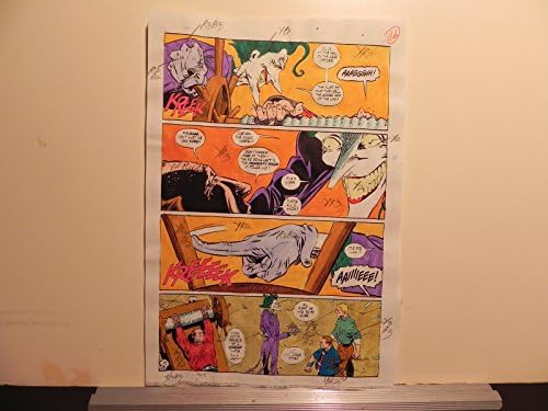 בלש קומיקס שנתי 16 חושך בתוך אמנות הפקה חתום א. רוי עמ ' 16