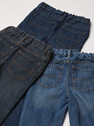 ג'ינס ישר של תינוקות של תינוקות ומכנסי פעוטות, חבילה 3