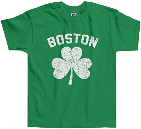 Threadrock Borts Boston Boston Shamrock Irish Gride Thrice חולצת טריקו