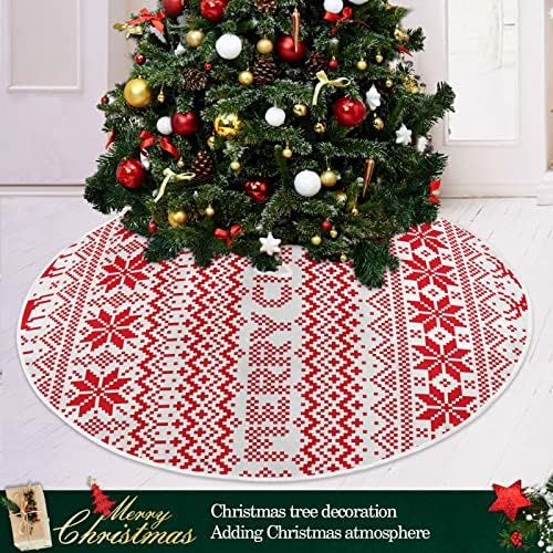 חצאית עץ חג המולד של איילים שלג של Oarencol חג המולד