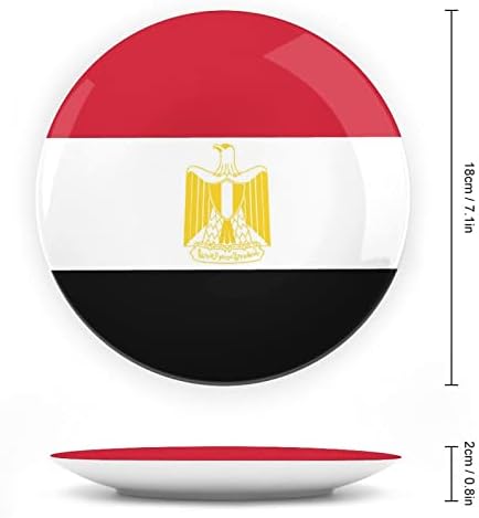 עצם דגל מצרים סין צלחת דקורטיבית צלחות קרמיקה עגול