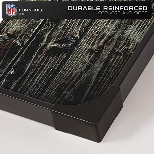 NFL Pro Football 2 'x 3' MDF עץ דלוקס דלוקס מוטל על ידי Wild Sports, מגיע עם 8 שקיות שעועית - מושלם