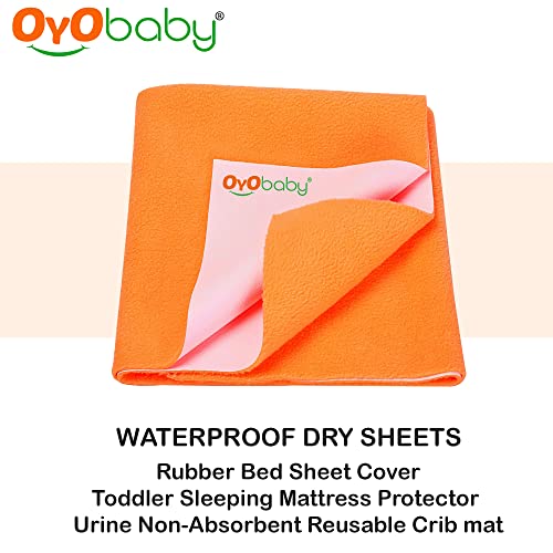 Oyo Baby Premium איכות מיטה כרית מיטה עמידה במים מגן מיטה סדין יבש לתינוק, מגן מזרן אטום למים רחיץ/גיליונות