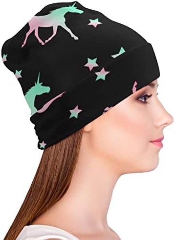 באיקוטואן כוכבים חד קרן הדפסת כפת כובעי גברים נשים עם עיצובים גולגולת כובע