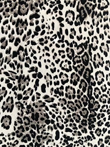 נמר צ'יטה שנהב ואפור מתיחה ברזל הצצה-לו-בו על טלאי ג'ינס על ידי טלאים חוריים בגדלים שונים)