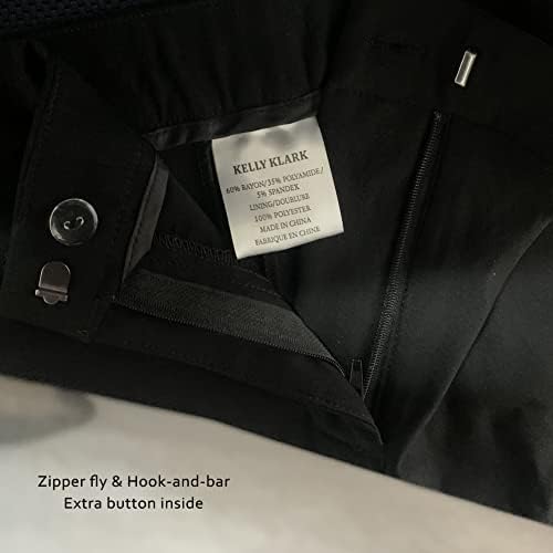 מכנסי גולף לנשים של קלי קלארק, 9 מכנסיים קצרים ברמודה אלגנטית מזדמנים עם כיסים אורך הברך מכנסי טיול