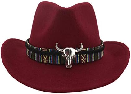 כובע חיצוני של Cattleman Hat Hat Winter Winter's Wind's גברים קאובוי קלאסי וכובעי בייסבול זה