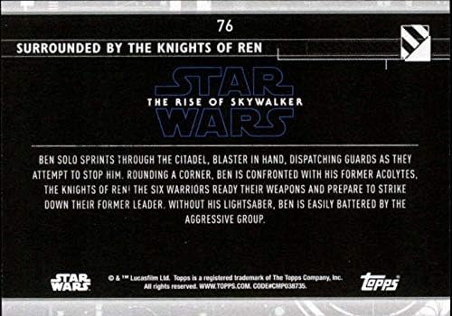 2020 Topps מלחמת הכוכבים העלייה של Skywalker Series 276 מוקף באבירי כרטיס המסחר של רן