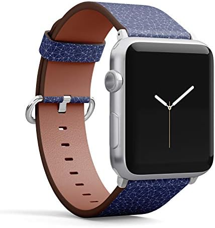 רצועת שעועית Q, תואמת ל- Apple Watch 38 ממ / 40 ממ / 41 ממ - רצועת עור חלופית רצועת צמיד אביזר צמיד // רשת