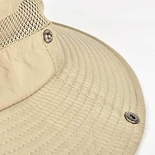 כובע שמש של זורון לגברים ונשים רחב שוליים כובע דלי כובע UV הגנה על חוף טיולים