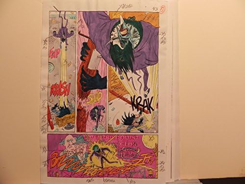 בלש קומיקס שנתי 16 חושך בתוך אמנות הפקה חתום א. רוי עמ ' 57