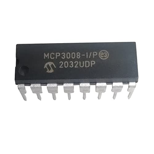 Jekewin MCP3008-I/P MCP3008 8 ערוצים ADC 10 סיביות עם ממשק SPI עבור פטל pi ture מקורי 1 חתיכה