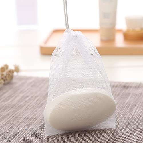 קבילוק איפור תיק 20 יחידות ניקוי שקיות סבון שק נייד מחזיק קצף עבור רשת שומר גוף בעבודת יד נטו תיק קצף