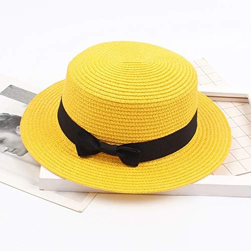 קיץ גבירותיי כובע חוף נשים של מוצק קש שמש למעלה שמש כובע מגן בייסבול כובעי צמר מצויד כובע