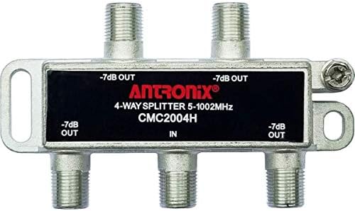 Antronix CMC2004H-A 4-כיוונים מפצל אופקי -7dB 5-1002 מגה הרץ ביצועים גבוהים עבור טלוויזיה בכבלים ואינטרנט
