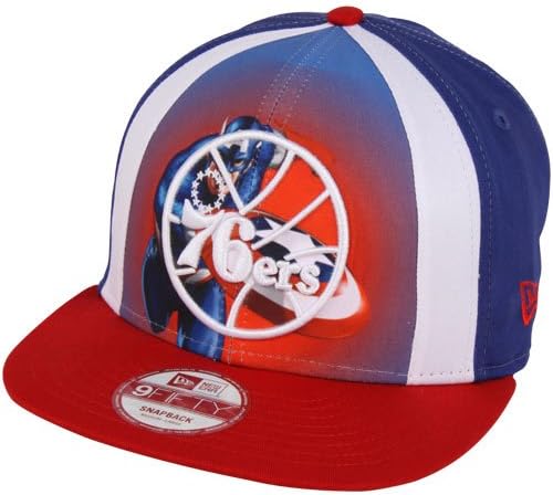 NBA עידן חדש פילדלפיה 76ers Marvel Hero 9fifty Snapback Hat - Royal Blue/Red