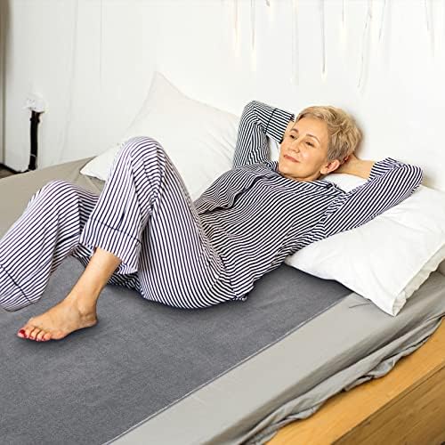 יאנגבאגה כרית מיטה לשימוש חוזר לבריחת שתן, מגן מזרן רחיץ 72 x 44 אינץ