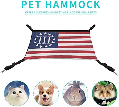 דגל אמריקאי ערסל לחיות מחמד סטנד מיטת חתול ציוד לחיות מחמד יכולת נשימה מצוינת הרכבה קלה בתוך