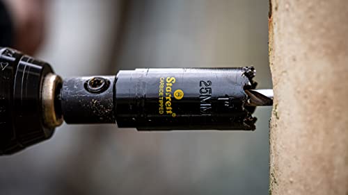סטארט קרביד מסור חור עם גימור פני השטח האיכותי - אידיאלי לעץ, PVC ופיברגלס - 3 שיניים לאינץ ', קוטר