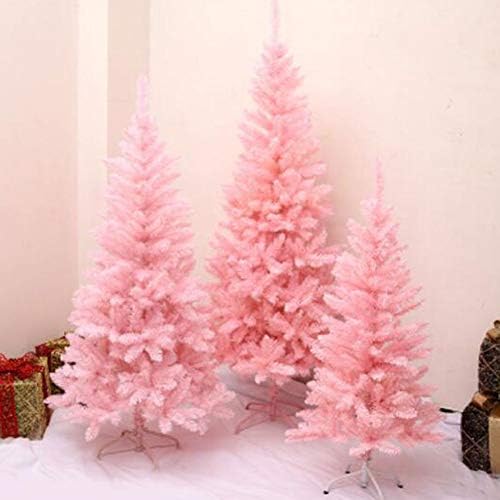 עץ חג המולד עץ חג המולד עץ חג המולד של ZPEE, חומר PVC, עץ אורן צירים מלאכותי עם קישוט מתכת עמדת חג המולד מתאים