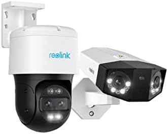 REOLINK 4K מערכת מצלמות אבטחה של עדשות כפולות, מצלמות חיצוניות של IP POE, 1X DUO 2 POE עם זווית רחבה של 180