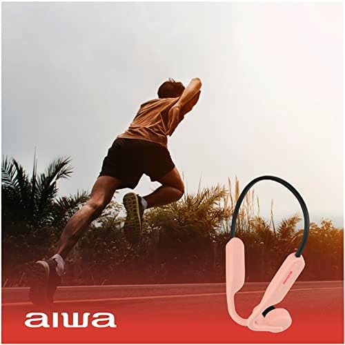 AIWA עצם המנהלת אוזניות אלחוטיות - אוזניות Bluetooth 5.0 אלחוטיות באוזן פתוח, 6 שעות זמן משחק,
