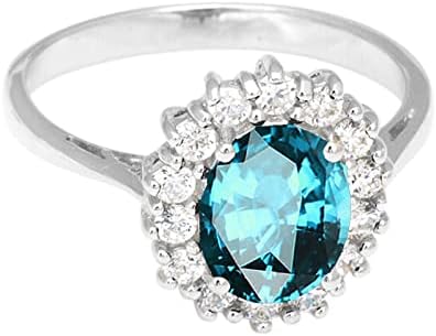 טבעות CTR לנשים תכשיטים חתכו לבנים בעבודת יד יוקרה מעורבות אירוסין עגילי טבעת אבן לחתונה
