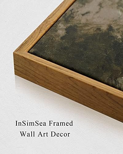 Insimsea ממוסגר קיר קיר קיר עיצוב חדר עיצוב, יצירות אמנות נוף וינטג