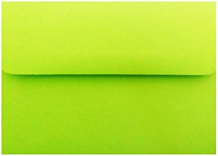 ירוק ליים 25 חבילה א2 מעטפות עבור 4-1/8 איקס 5-1 / 2 מארזים הזמנות הכרזות מקלחות מגלריית המעטפה
