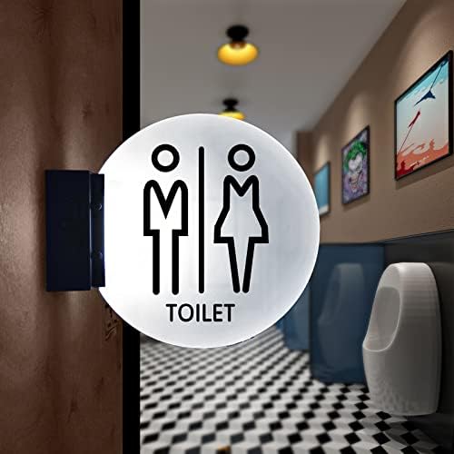 שלט תאורה לשירותים של Depila LED, שלט תאורת אמבטיה של גברים רכובים על קיר, שלט תאורת אמבטיה אידיאלי,