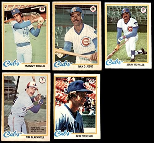 1978 O-Pee-Chee Chicago Cubs ליד צוות Set Chicago Cubs VG Cubs