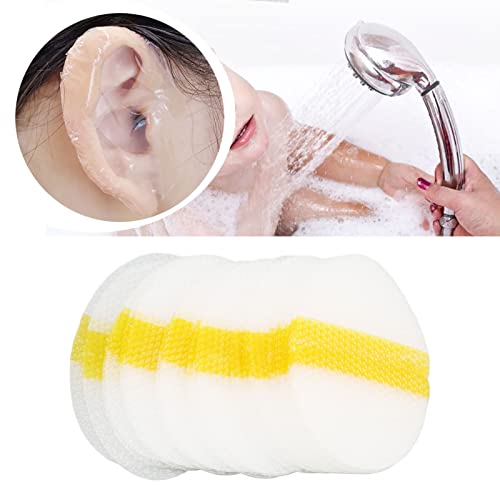 30 יחידות מדבקות אוזניים אטומות למים לתינוקות, כיסויי אוזניים חד פעמיים למקלחת, ילדים רב -פונקציונליים מגני