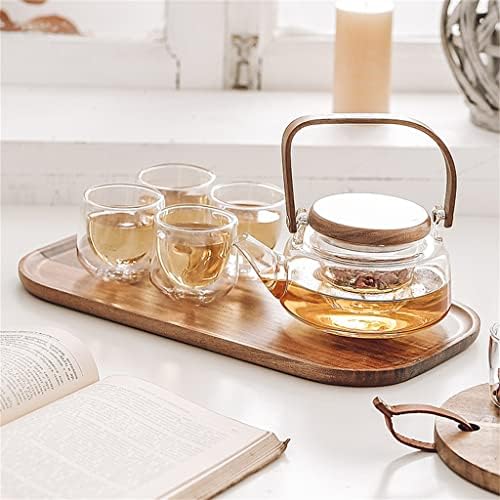 סגנון יפני קונג פו תה סט טקס תה עם מגש סלון מתנה לחתונה מודרנית במשרד