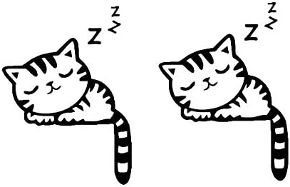 2 יחידות קריקטורה חמוד מתג מדבקות משתלת ילדים שינה מתג מדבקת קישוט שינה חתולים