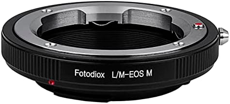 Fotodiox Pro עדשה מתאם הר - Leica M עדשת טווח טווח לקאנון EF -M מתאם גוף מצלמה, מתאים ל- EOS M