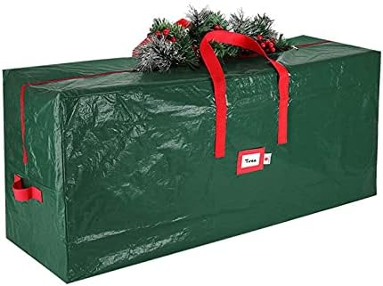 שקית אחסון עץ חג המולד-כיסוי שמיכת עץ חג המולד 65 איקס 30 איקס 15 נרתיק בגדי שמיכת בית גדול, עמיד למים