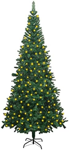 עץ חג מולד מלאכותי עם נוריות L, עץ חג המולד עם אורות, חג המולד DIY, עץ חג המולד חיצוני, עץ חג המולד העסקי,