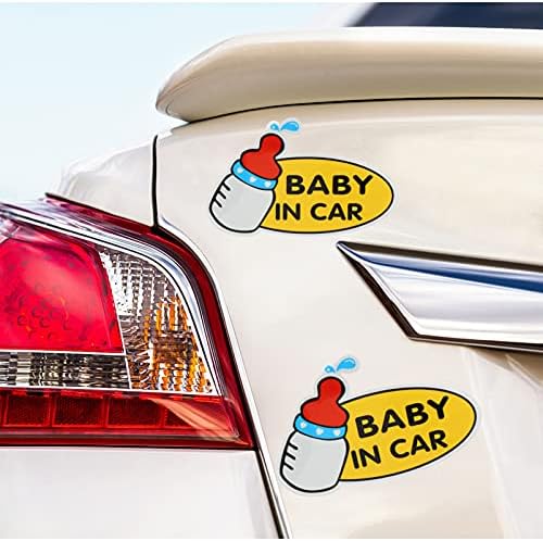מדבקות חלון רכב פבומוטו מדבקות חלון רכב מדבקות 3 יחידות תינוק במדבקה שלטי בטיחות לתינוק
