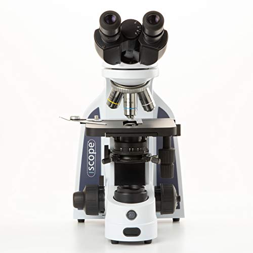 מיקרוסקופ משקפת איסקופ עיניות פי 10/20 מ מ, תוכנית אלקטרונית 4/10/ש40/ש100 מטרות שמן, תאורה ניאולית 3 וואט